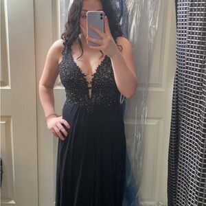 Elegant Black Evening Dress